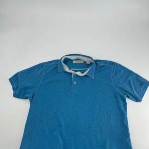 Tommy Bahama Blue Polo Shirt Mens‎ XL Extra Large Short Sleeve
